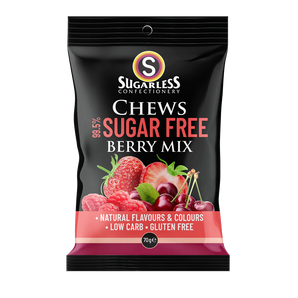 Sugarless Confectionery Chews Berry Mix 70g