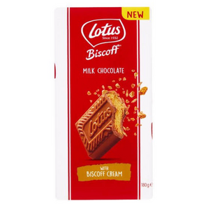 Lotus Biscoff Milk Chocolate with Biscoff Cream 180g (UK)