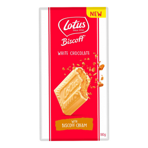 Lotus Biscoff White Choocolate with Biscoff Cream 180g (UK)