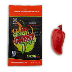 Ghost Pepper Insane Heat Gummy Candy Cherry (USA)
