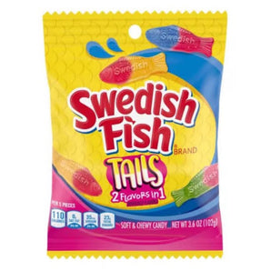 Swedish Fish Tails 2 Flavours in 1 102g (USA)