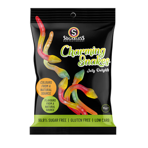 Sugarless Confectionery Charming Snakes 70g