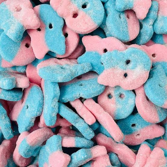 BUBS Sour Fizzy Foam Skulls Bubblegum (Sweden) 100g