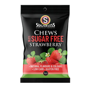 Sugarless Chews Strawberry 70g