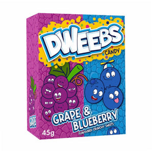 Dweebs Candy Grape & Blueberry 45g (UK)