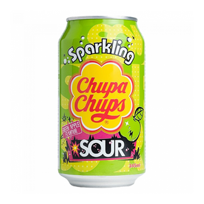 Chupa Chups Sour Green Apple Sparkling Drink 345ml (USA)