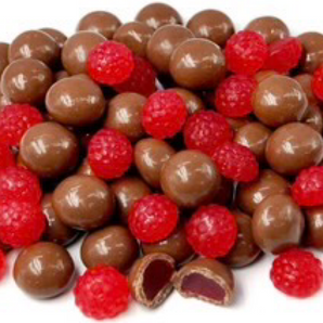 Milk Chocolate Raspberries