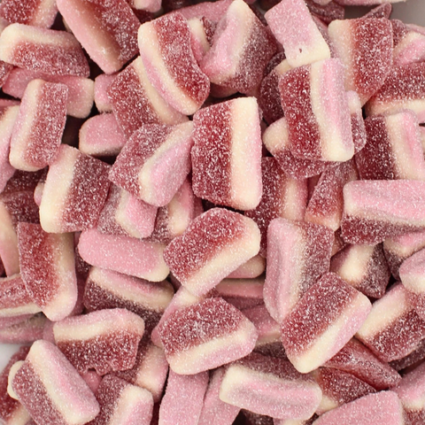 Fizzy Strawberry Slices 100g (UK)