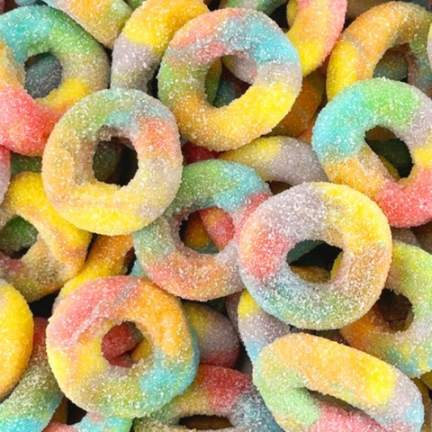 Rainbow Rings 100g (UK)