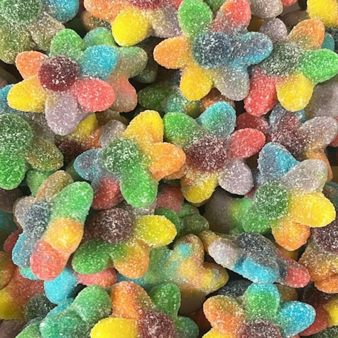 Rainbow Sour Flowers (UK) 100g