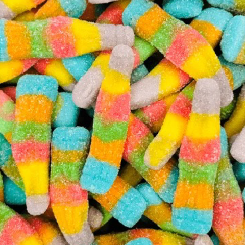 Rainbow Sour Bottles (UK) 100g
