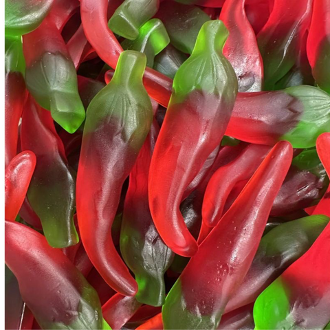 Gummy Chilli Peppers 100g