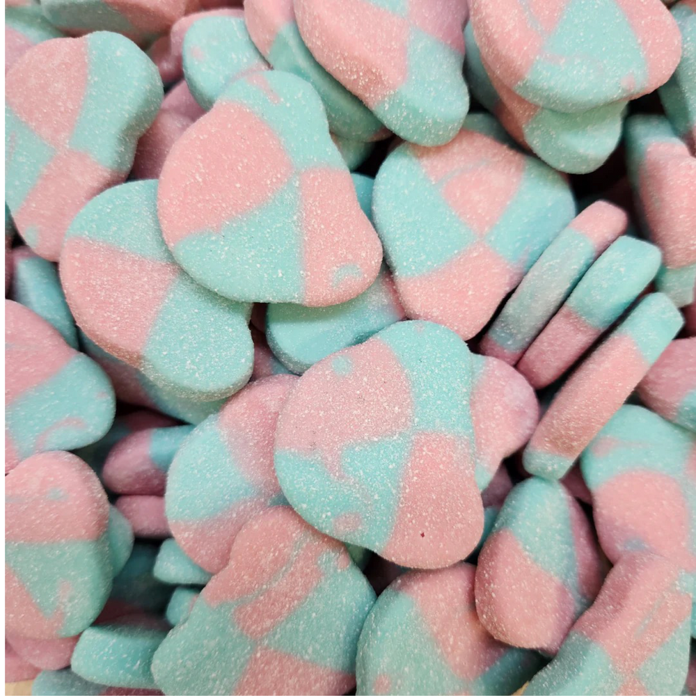 Swedish Style Candy Blueberry & Strawberry Sour Bears 100g