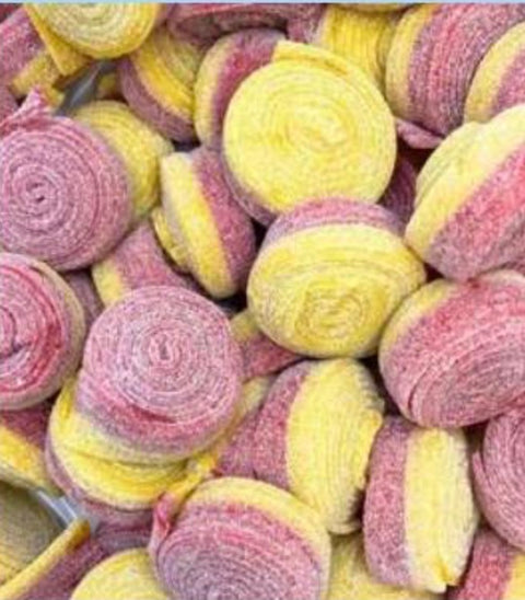 Sour Strawberry Lemon Rolls 100g (Swedish)