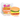 Trolli Mega Burger gummy with layered fruit-flavored candy shaped like a burger
