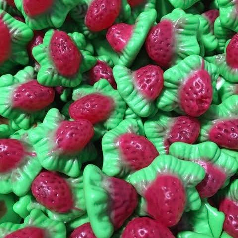 Jelly Filled Strawberries 100g