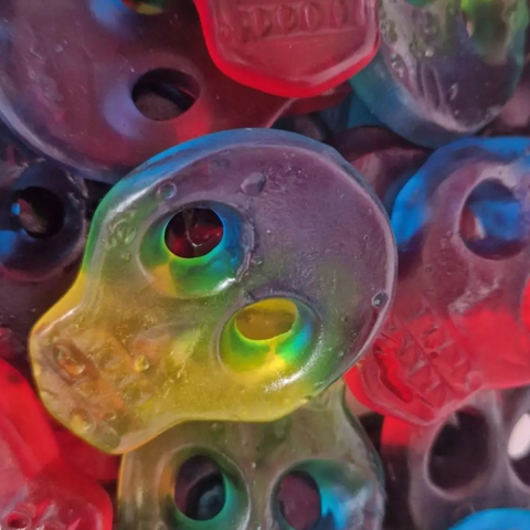 Jelly Skulls 100g (UK)