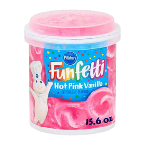 Pillsbury Funfetti Hot Pink Vanilla Frosting 442g (USA)
