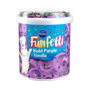 Pillsbury Funfetti Bold Purple Vanilla Frosting 442g (US)
