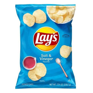 Lays Salt & Vinegar Chips 184g (USA)