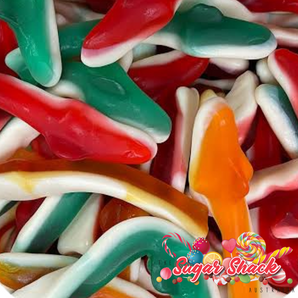 Gummy Coloured Sharks