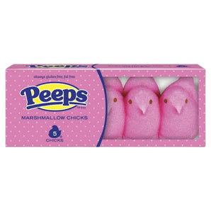 Peeps Marshmallow Pink Chicks 5 pack (USA)