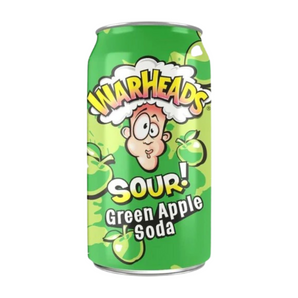 Warheads Sour Green Apple Soda 355ml (USA)