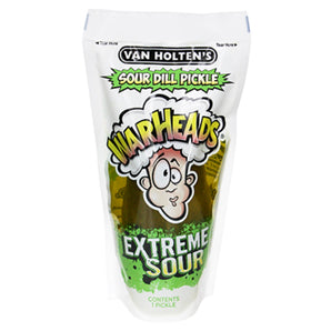Van Holten's Warheads Sour Dill Pickle in a Pouch (USA)